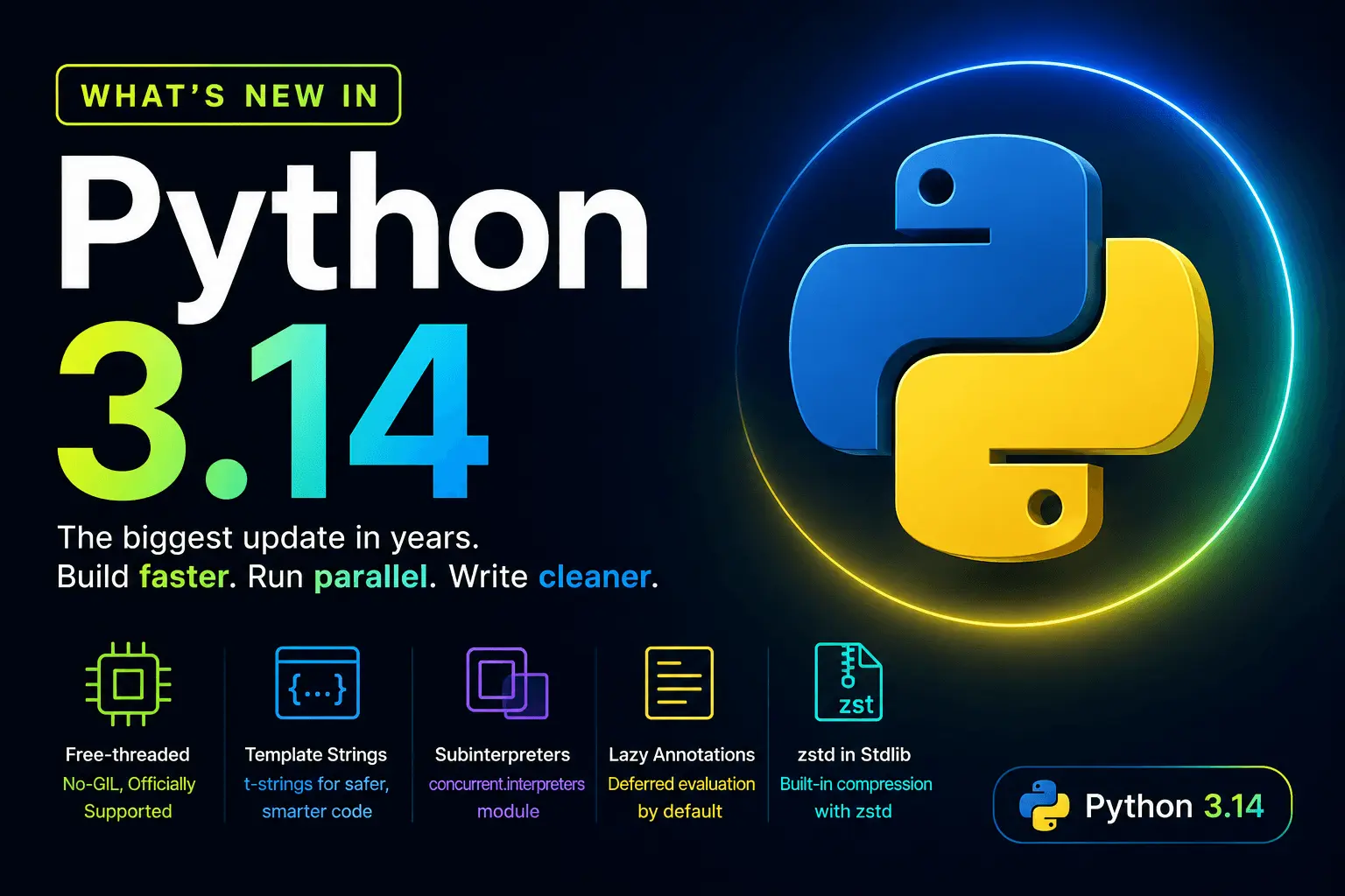 Python 3.14: New Features Every Developer Should Know in 2026
